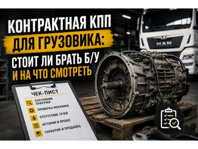 Контрактная КПП для грузовика: стоит ли брать б/у и на что смотреть Контрактная КПП для грузовика: стоит ли брать б/у и на что смотреть